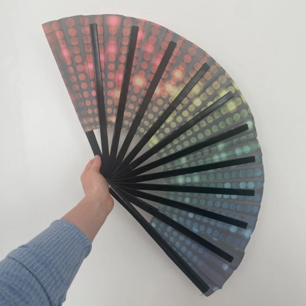 Colorful Large Fan - Picture 3 of 3